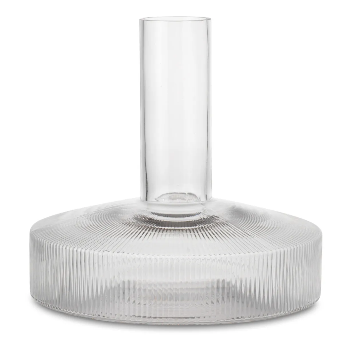Ferm Living Transparent Ripple Wine Decanter