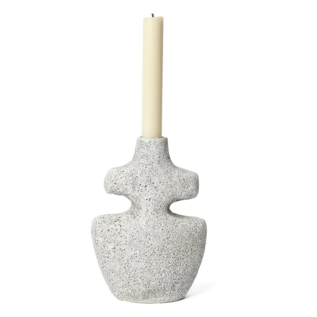 Yara candlestick | Light grey