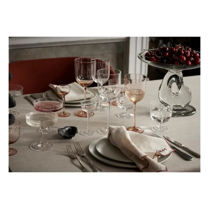 Serviettes de table en coton - set de 4 | Beige- Image produit n°1