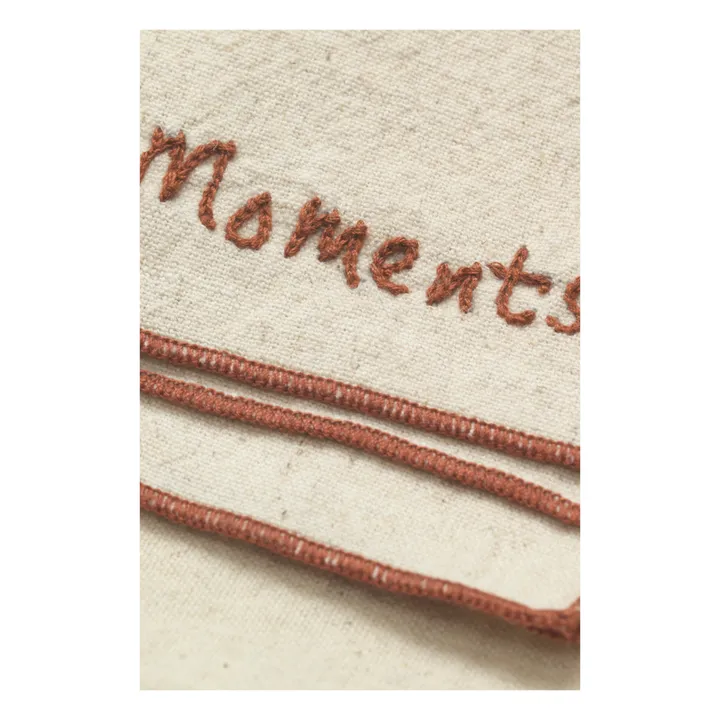 Serviettes de table en coton - set de 4 | Beige- Image produit n°2