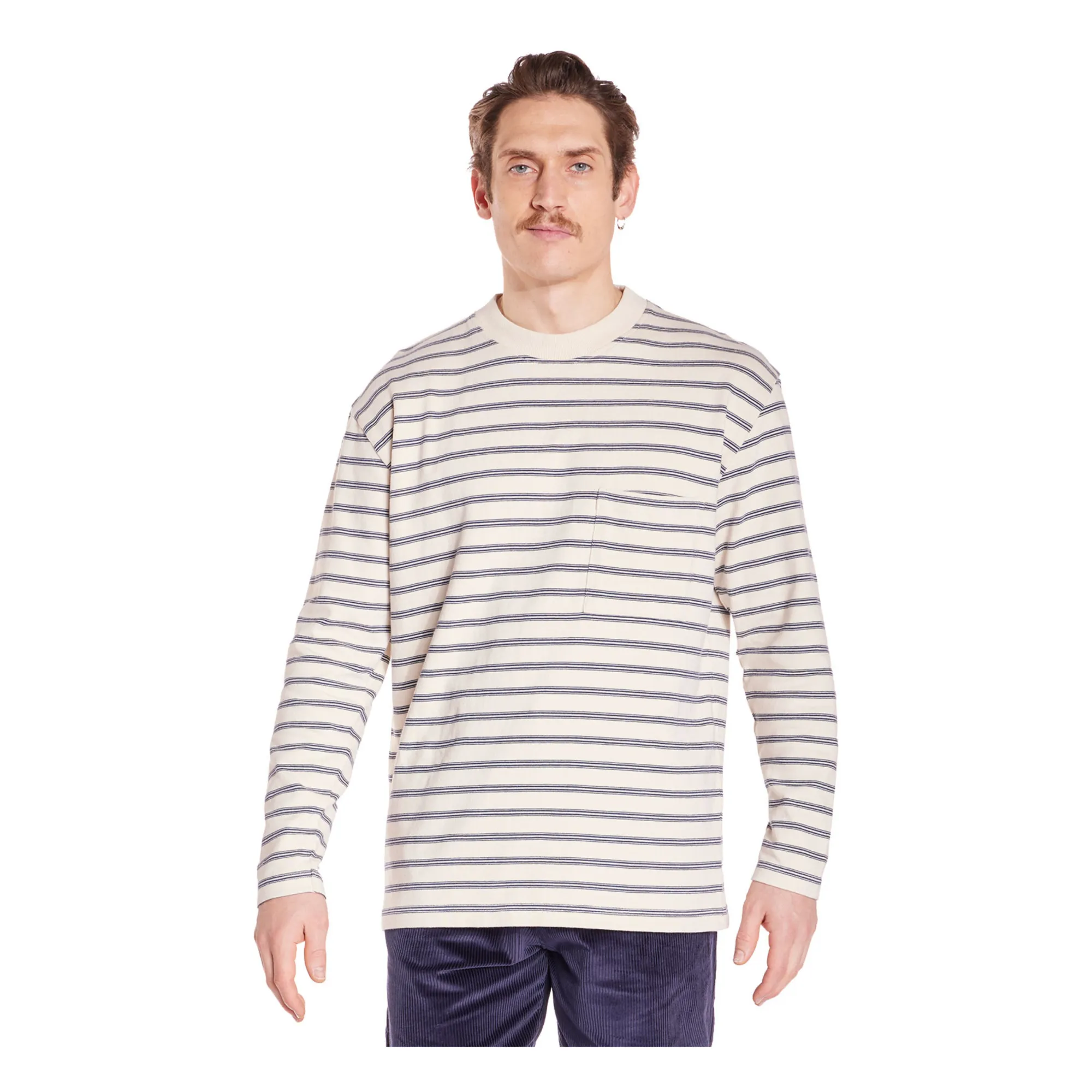 Olow Ecru Hezo Striped T-Shirt