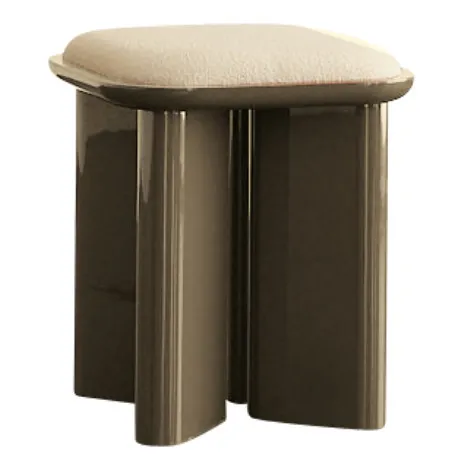 Gabrielle Paris Khaki Lazarus Pouffe