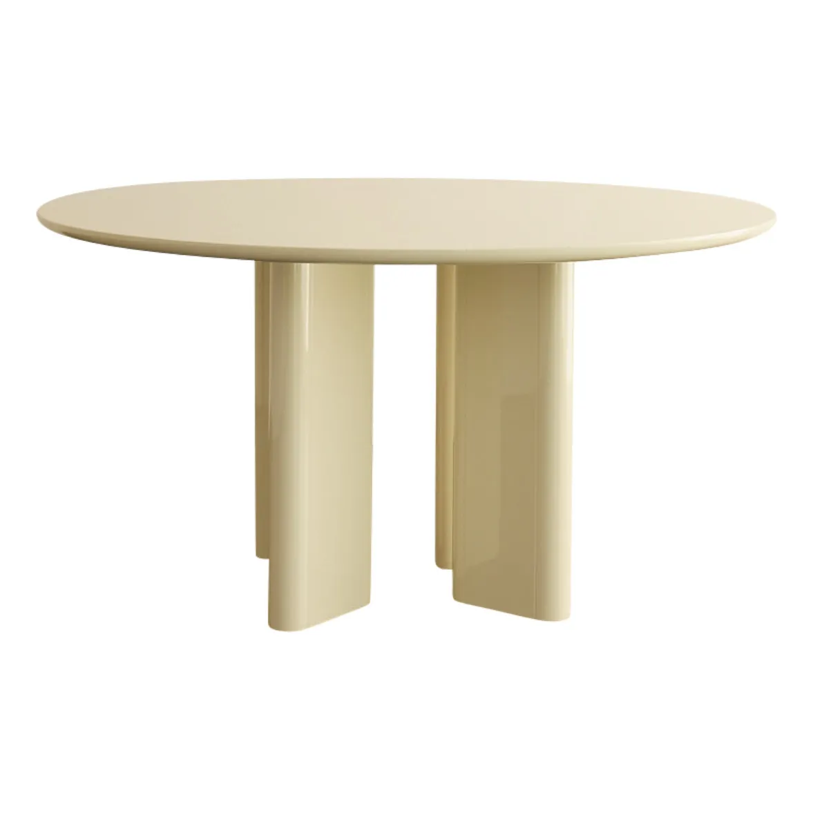 Gabrielle Paris Cream Joe Round Dining Table