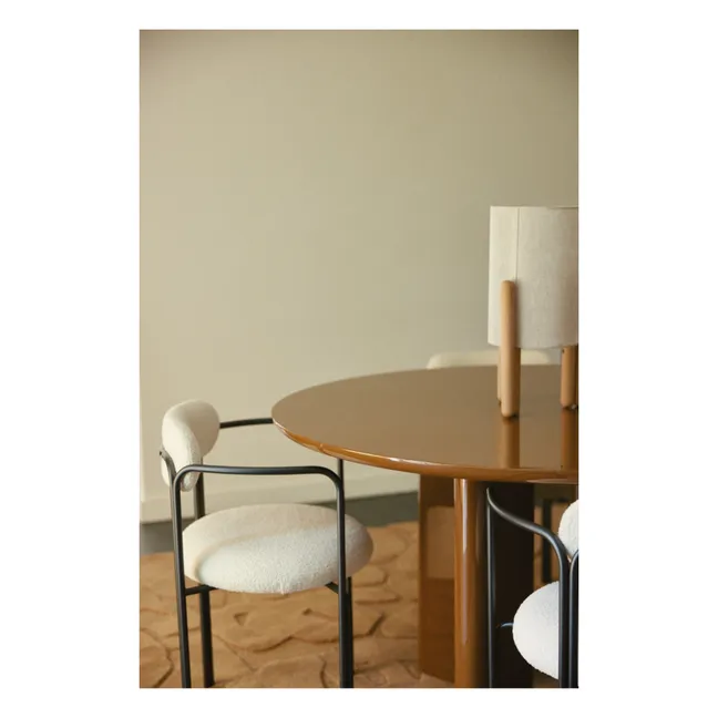 Lampada da tavolo Colette | Blanc/Écru