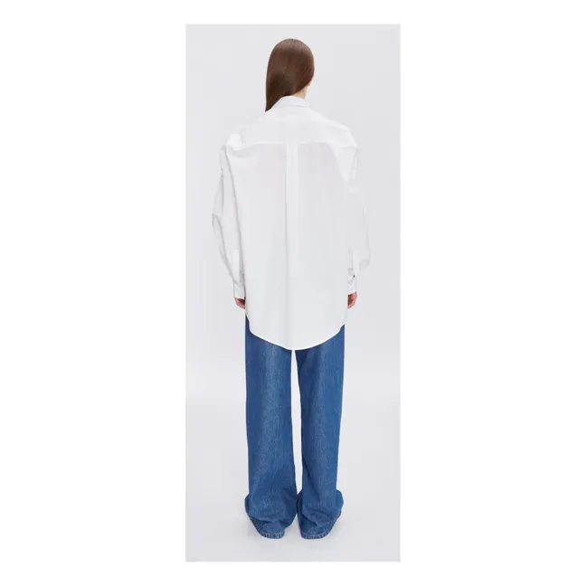 Collaboration A.P.C. x Natacha Ramsay Levi - Warvol F Organic Cotton Shirt | White