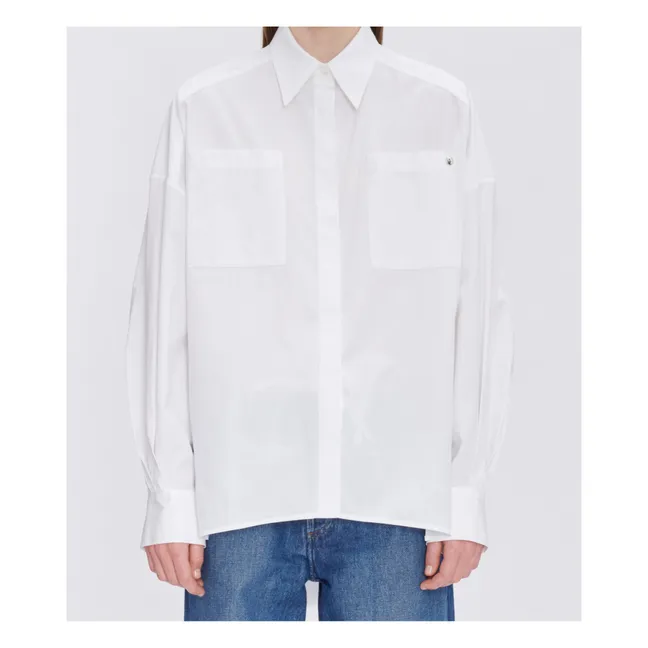 Colaboración A.P.C. x Natacha Ramsay Levi - Camisa de algodón orgánico Warvol F | Blanco