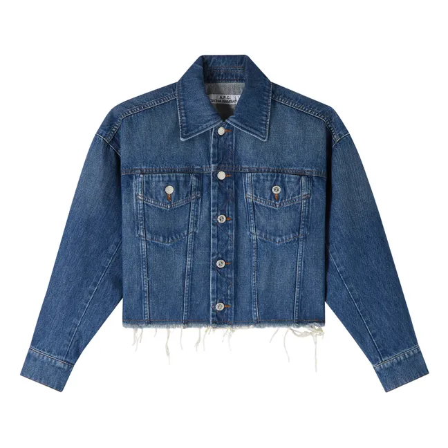 Collaboration A.P.C. x Natacha Ramsay Levi - Sainters Organic Cotton Jacket | Indigo blue