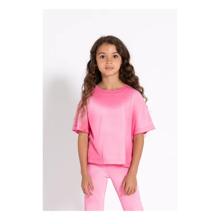 T-shirt Queen Tie and Dye | Rose- Image produit n°1