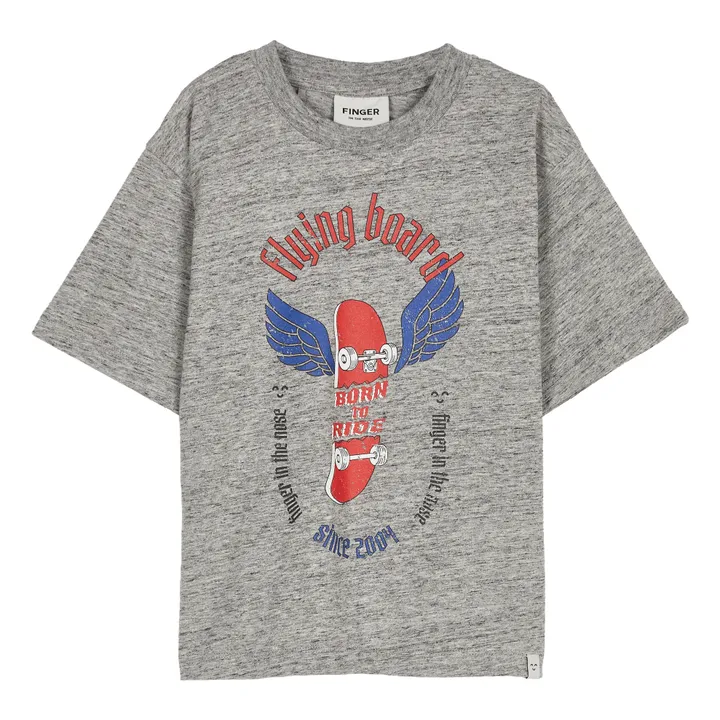 T-shirt King Skateboard | Gris- Image produit n°0