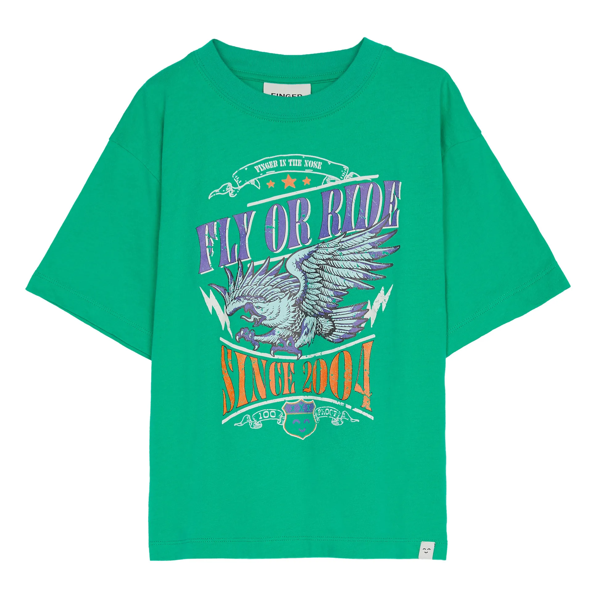 Finger In The Nose Green King Eagle T-Shirt