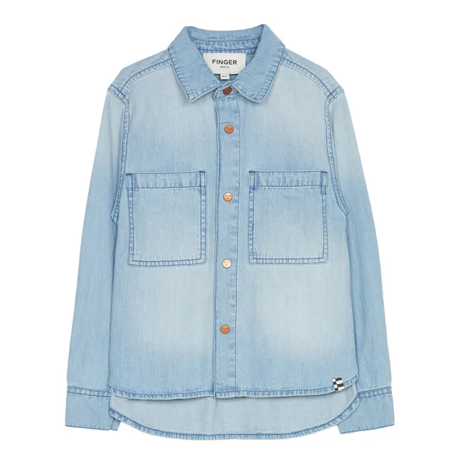 Enara-Hemd | Denim Bleached