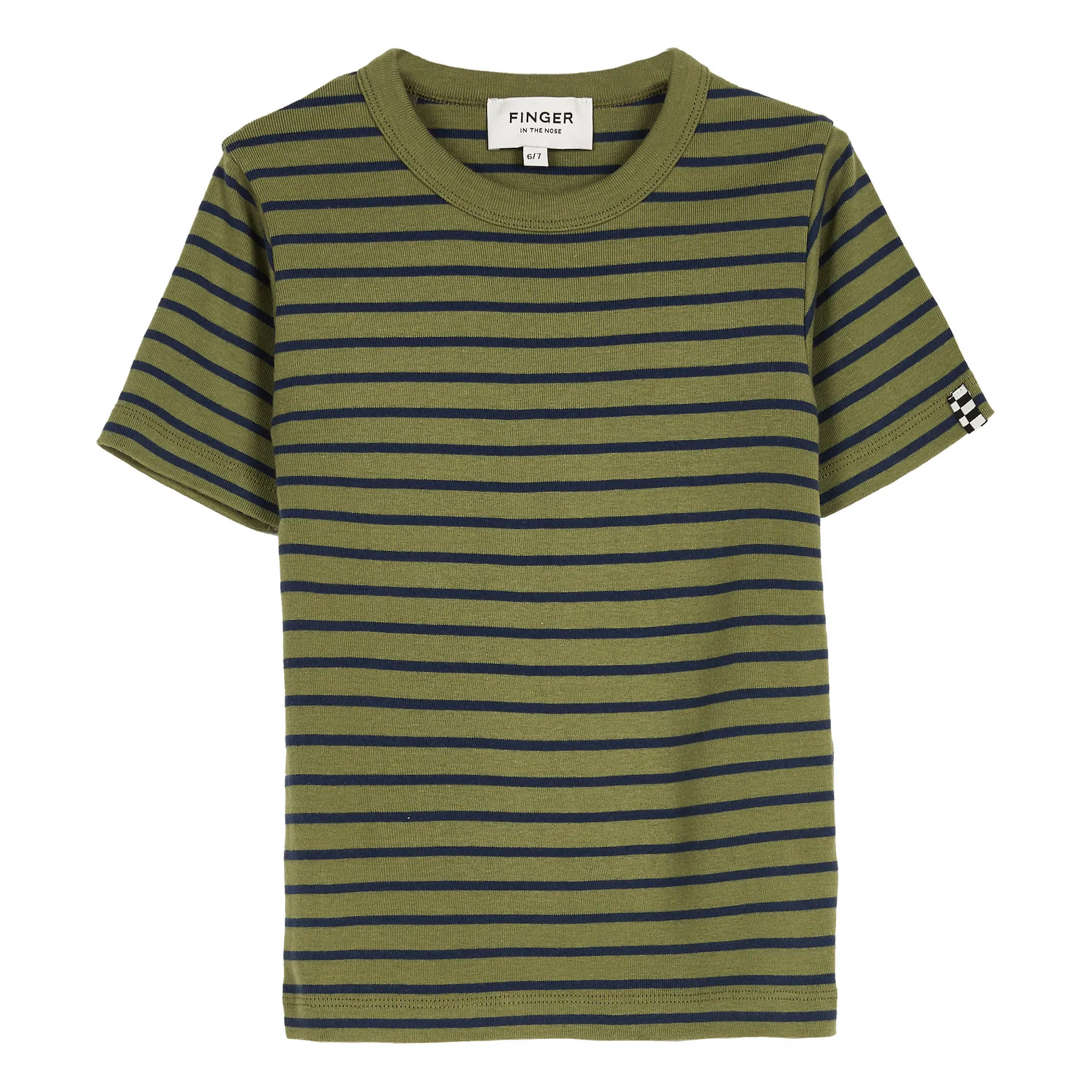 Finger In The Nose Green Sail Striped T-Shirt