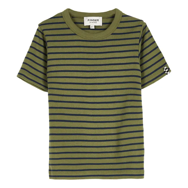 T-shirt Rayé Sail | Vert