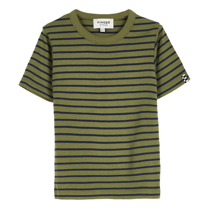Camiseta de rayas Sail | Verde- Imagen del producto n°0