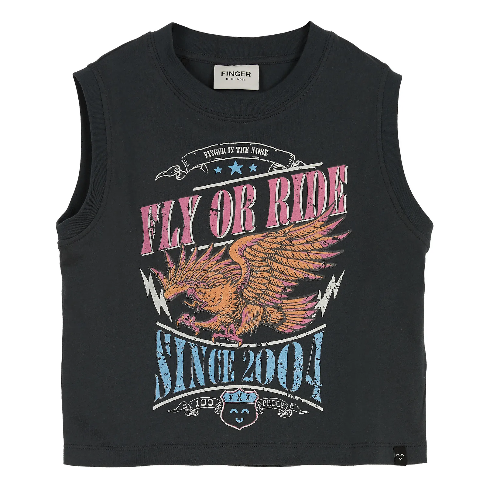 Finger In The Nose Black Janet Eagle T-Shirt