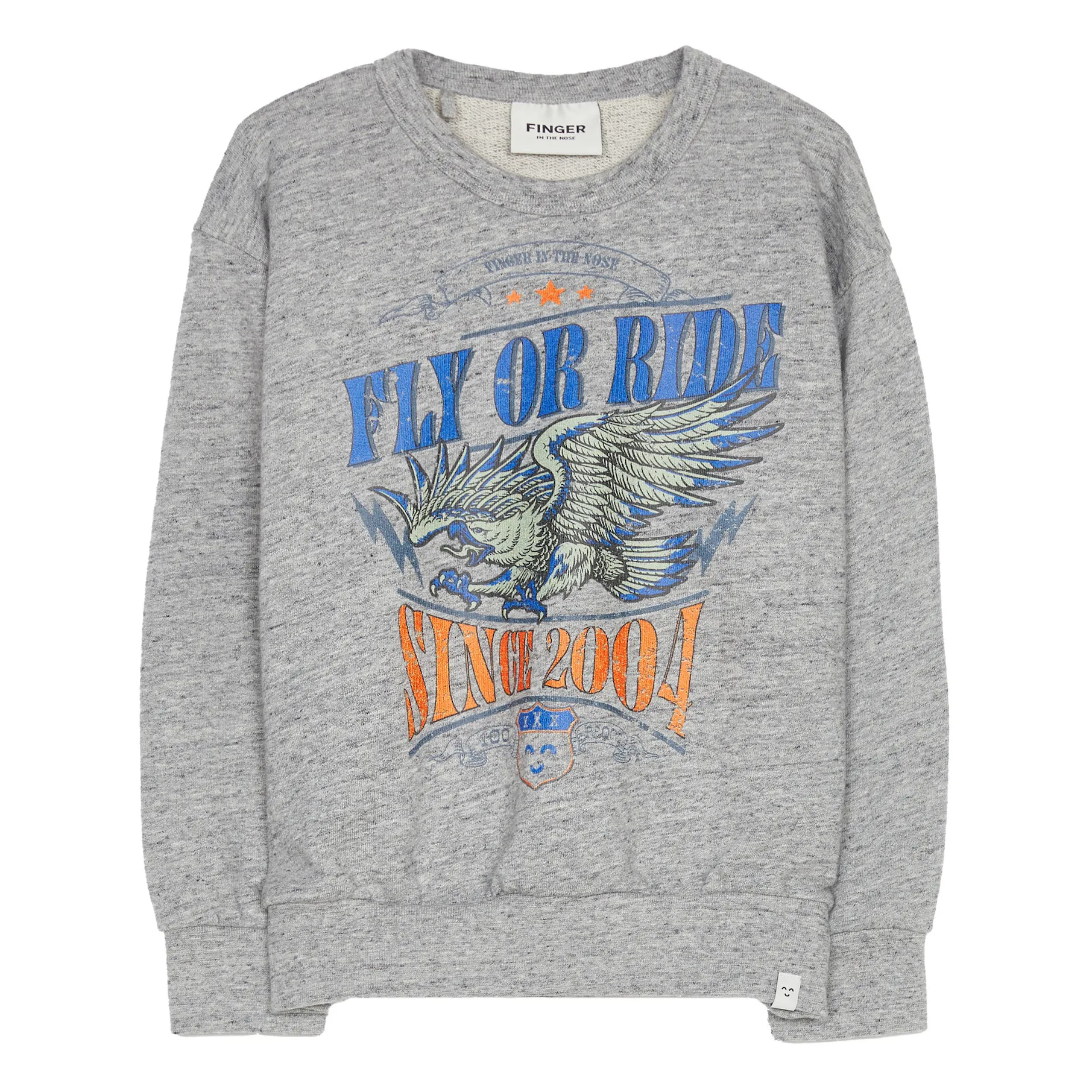 Finger In The Nose Grey Blow Eagle Sweatshirt