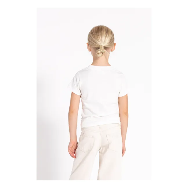 Kelly Flower T-shirt | White