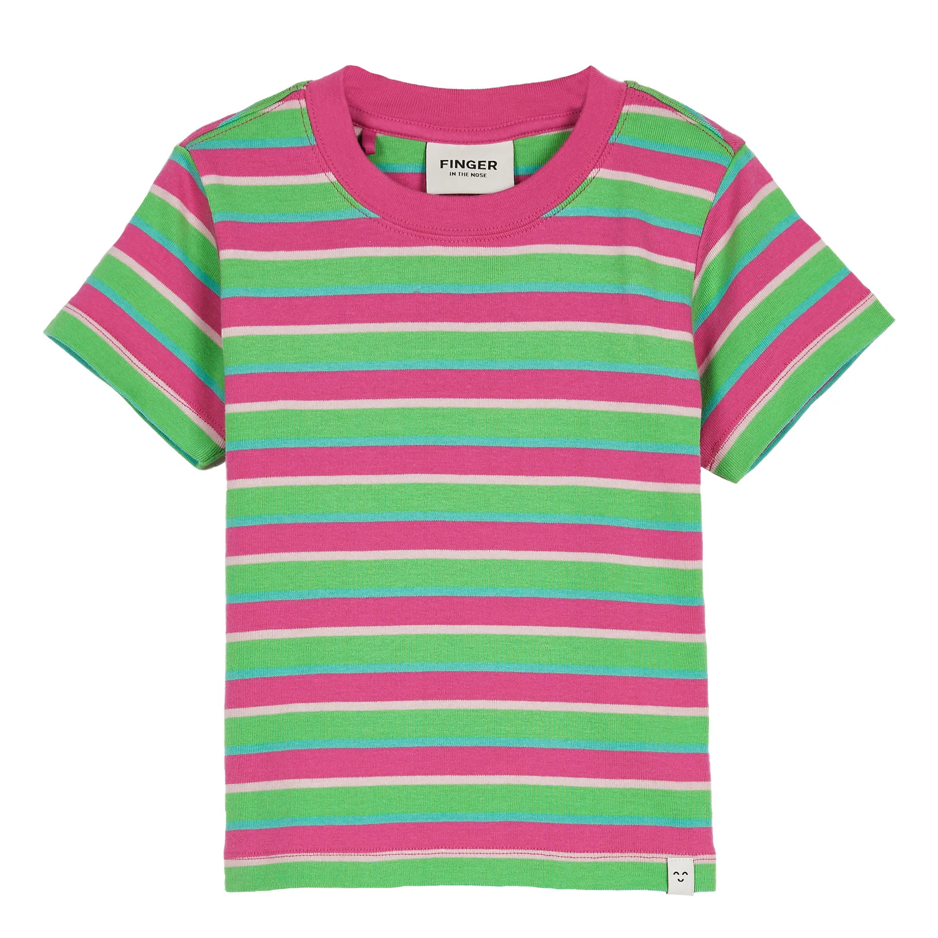 Finger In The Nose Pink Kelly Striped T-Shirt