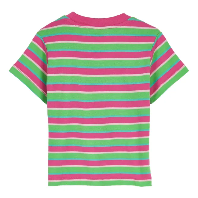 Gestreiftes T-Shirt Kelly | Rosa