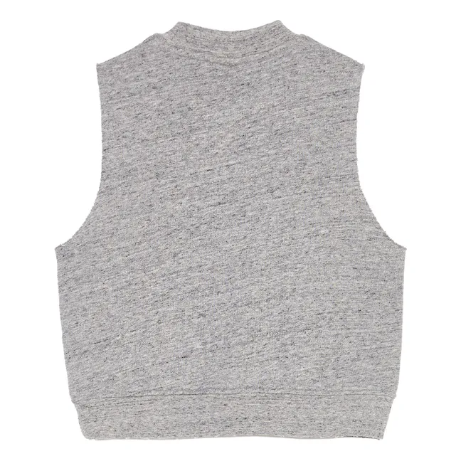 Clem Sleeveless Sweatshirt | Grey