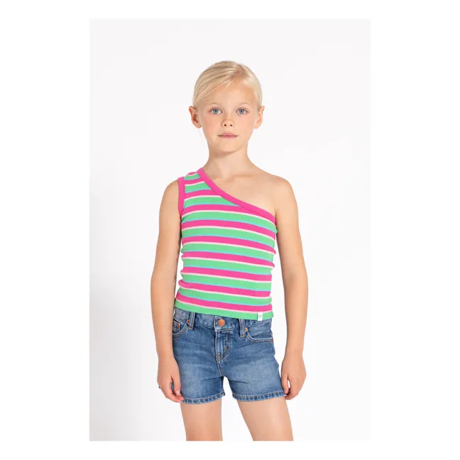 Striped tank top Donna | Pink