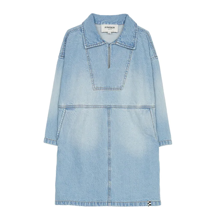 Robe Olga | Denim bleached- Image produit n°0
