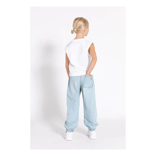 Jeans Jogg Fit Slide | Denim Bleached
