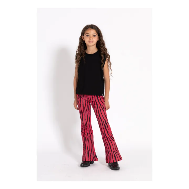 Jean Flare Amy | Rouge- Image produit n°1
