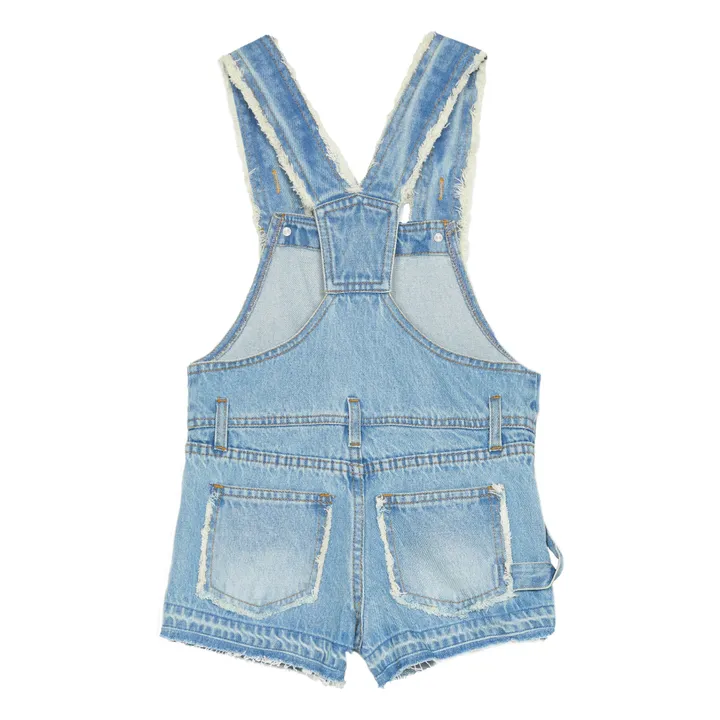 Combinaison Short Jude | Denim bleached- Image produit n°3