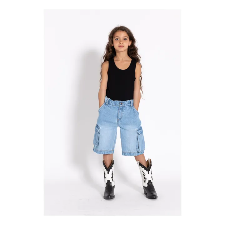 Short Cargo Cruiser | Denim bleached- Image produit n°1