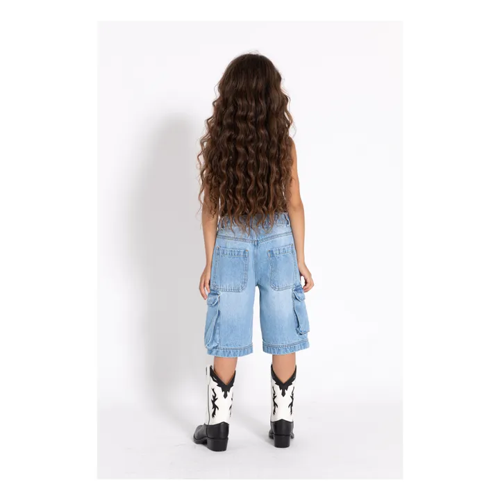 Short Cargo Cruiser | Denim bleached- Image produit n°3