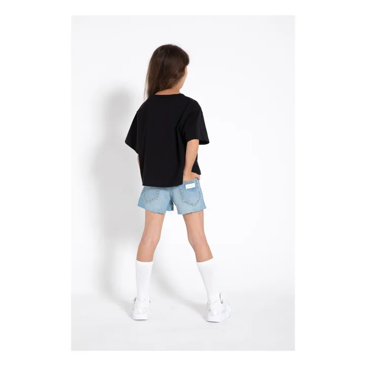 Short Low Waist Eva | Denim bleached- Image produit n°2