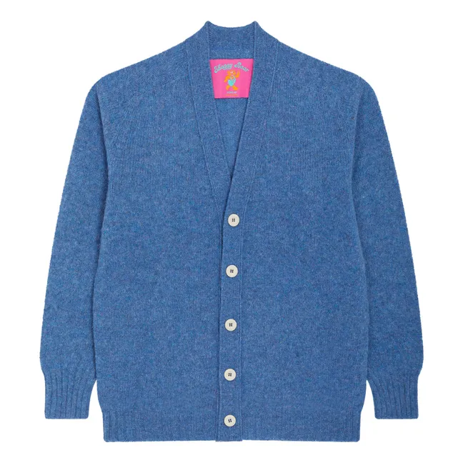 Chaqueta de lana Shaggy Bear | Azul color natural