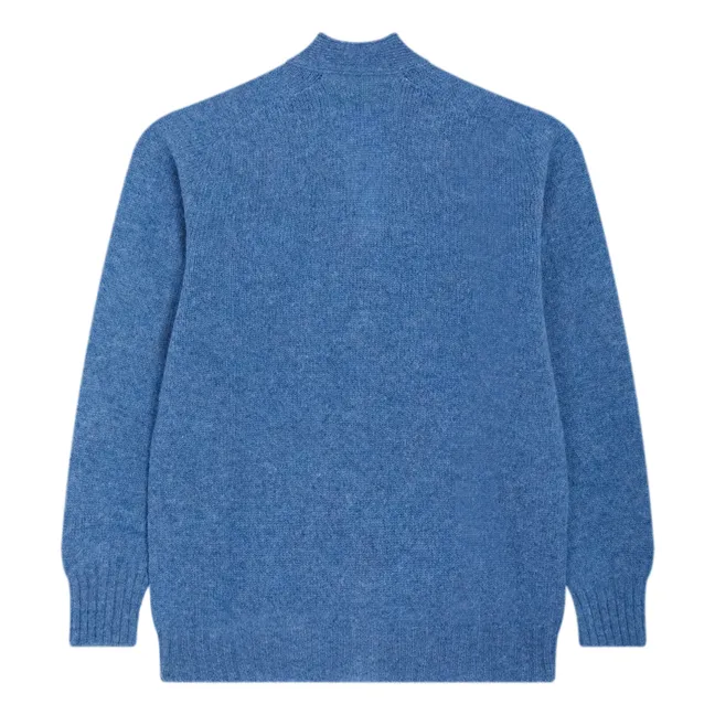 Chaqueta de lana Shaggy Bear | Azul color natural