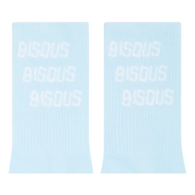 Calcetines Bisous x3 | Azul Claro