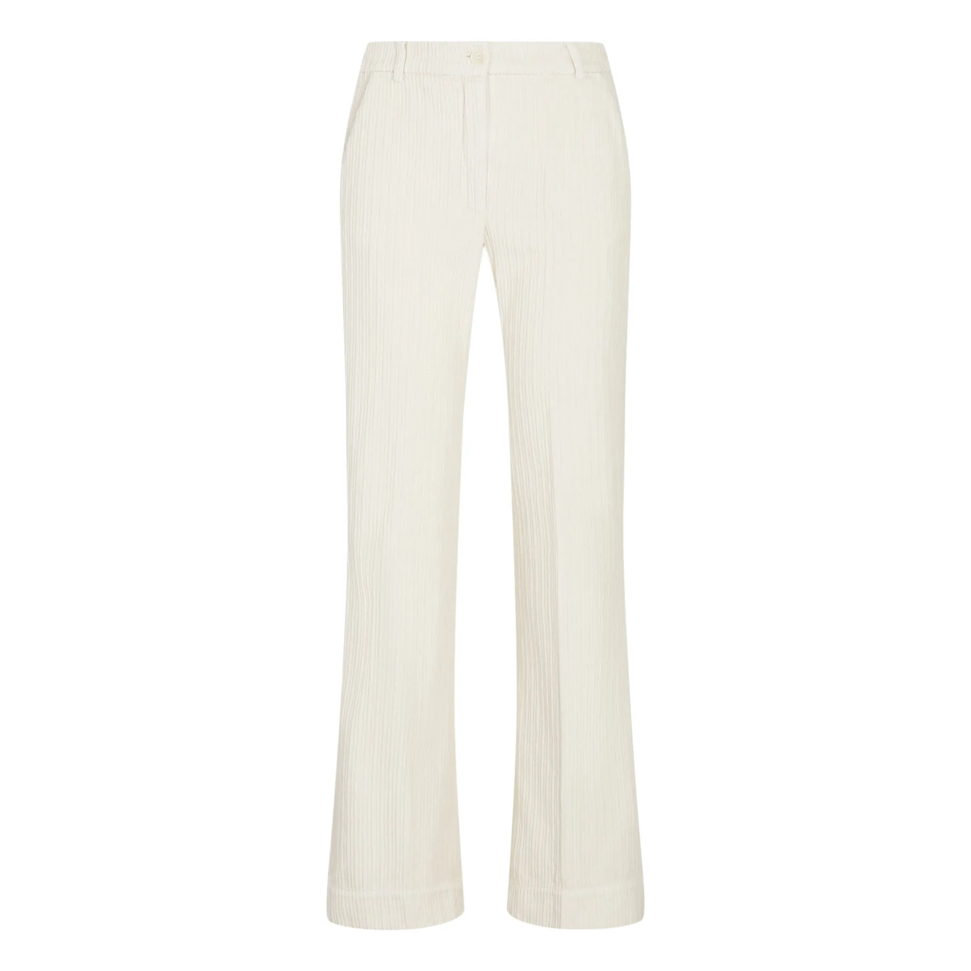 Hartford Ecru Pandora Corduroy Trousers