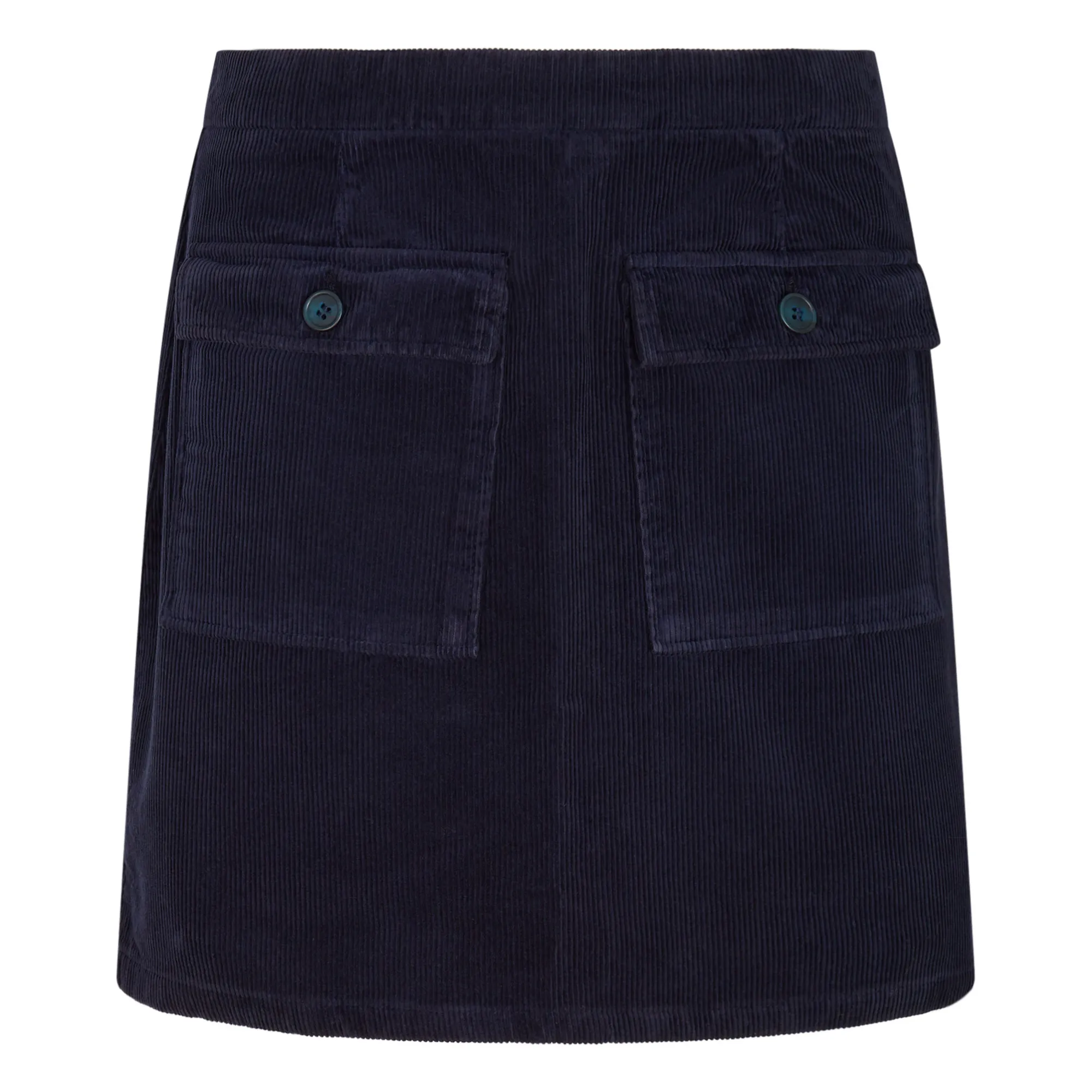 Bellepiece Petrol Blue Rome Corduroy Skirt