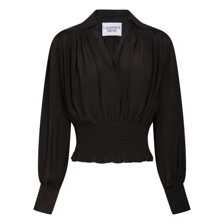 Nueva blusa Turín | Negro- Imagen del producto n°0