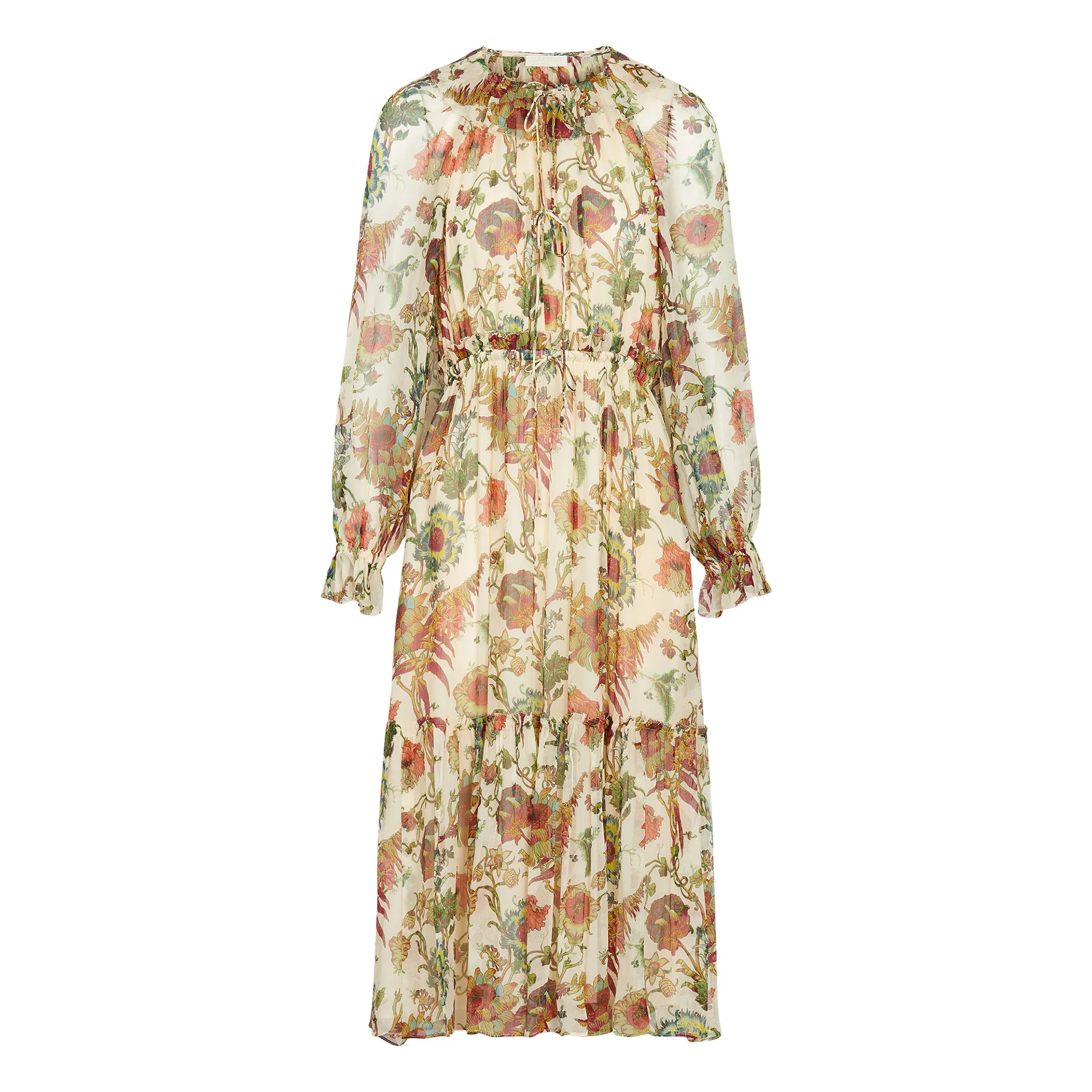 Ulla Johnson Ecru Audette Silk Dress
