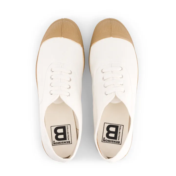 Tennis Lacets Colorsole | Blanc- Image produit n°2