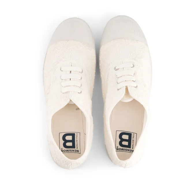Tenis Broderie Anglaise | Blanco