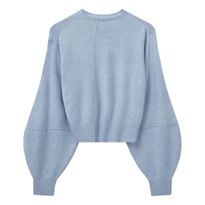 Jersey de lana Como | Azul Claro- Imagen del producto n°3