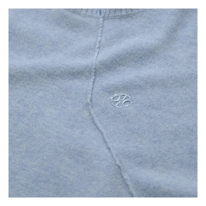 Jersey de lana Como | Azul Claro- Imagen del producto n°4