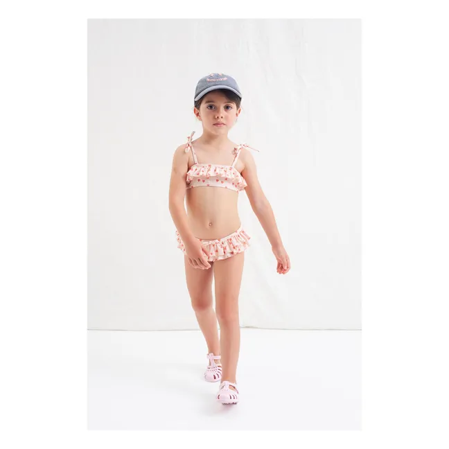 Heart Swimsuit | Pale pink