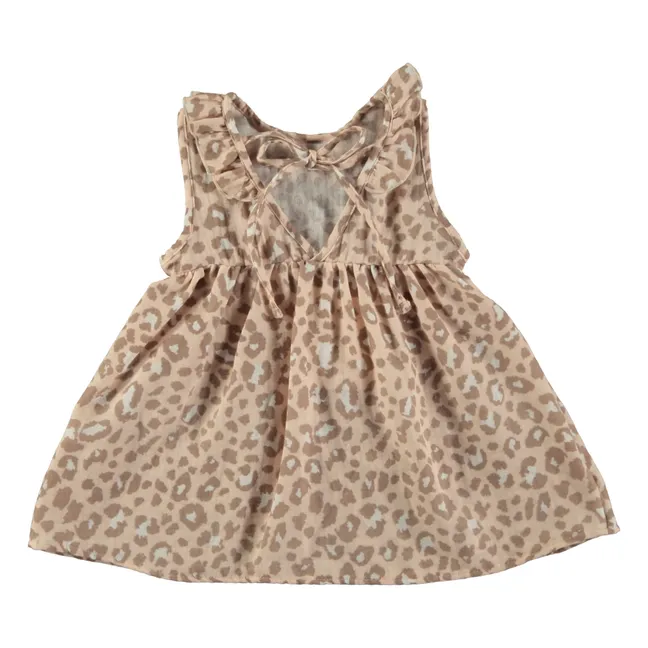 Baby Leopard Dress | Pale pink