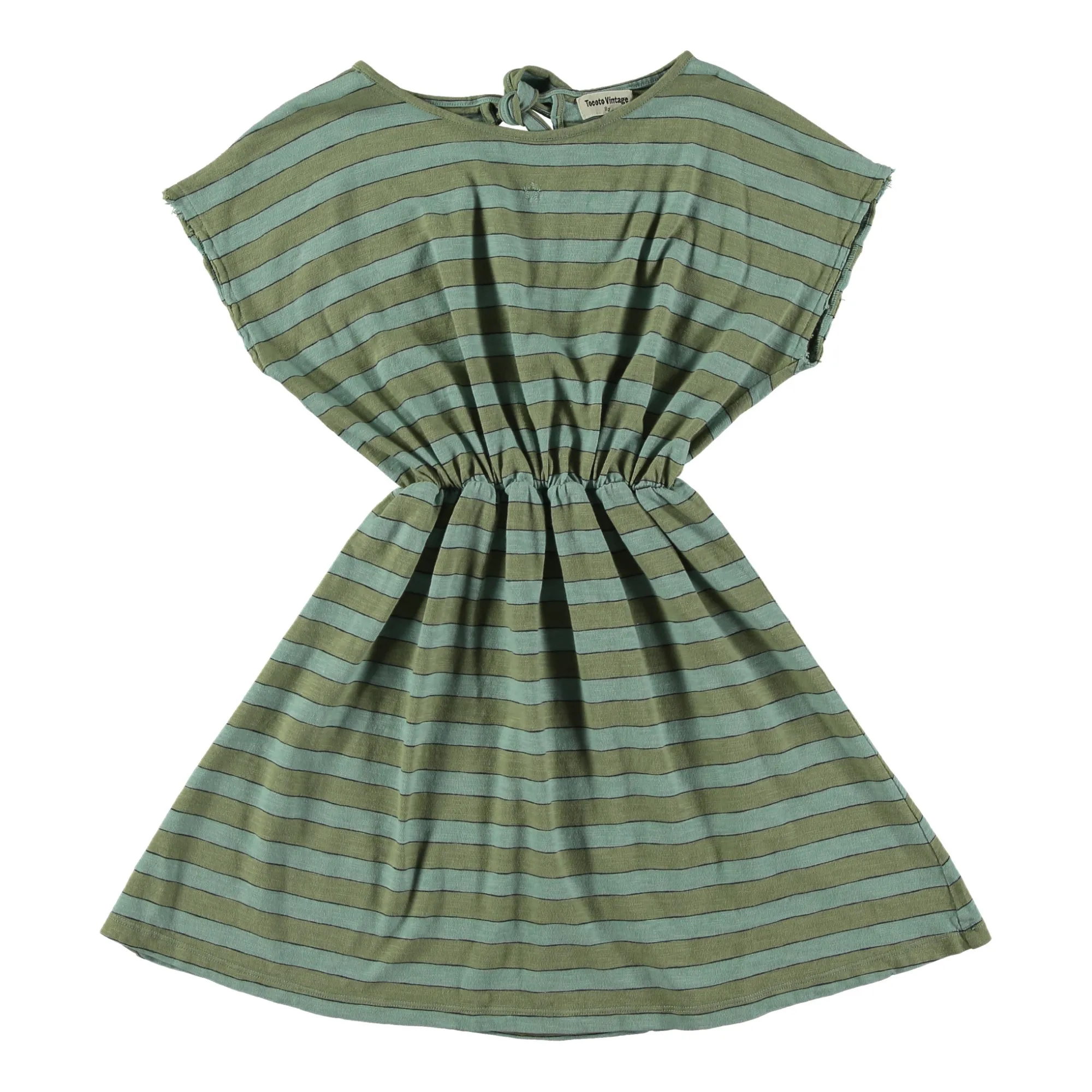 Organic Cotton Striped Shirt GOTS - Brown stripe