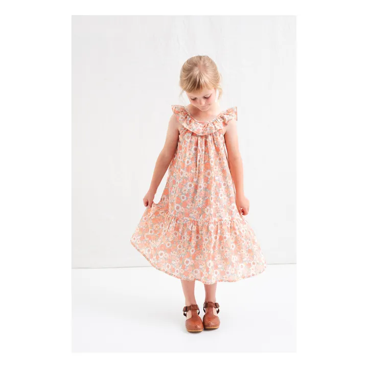 Maxivestido floral | Rosa- Imagen del producto n°0