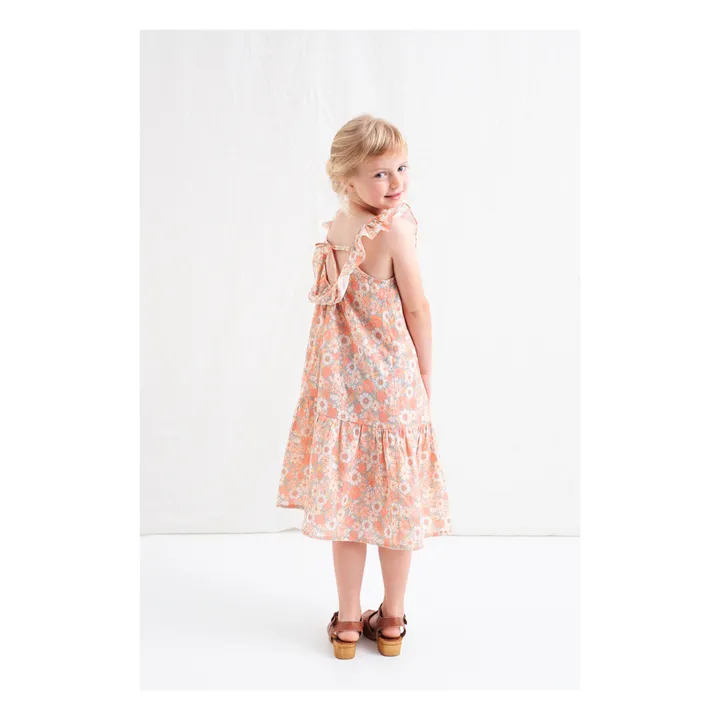 Maxivestido floral | Rosa- Imagen del producto n°1
