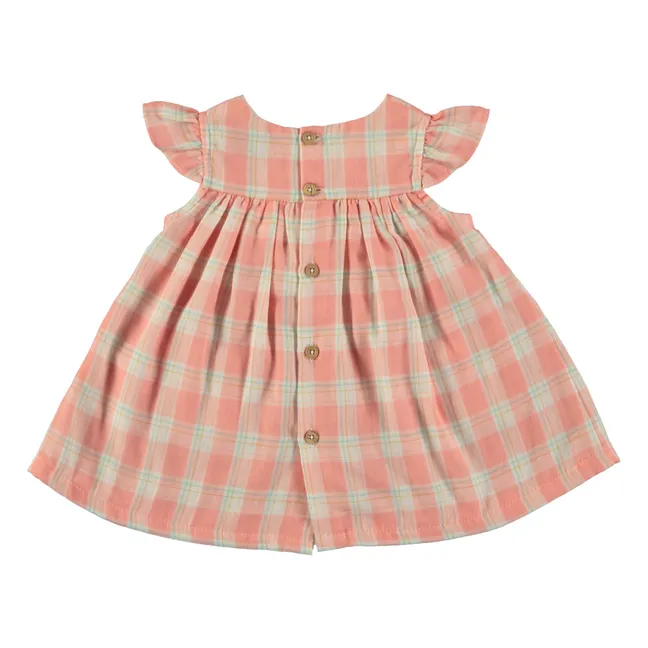 Baby Check Dress | Pink