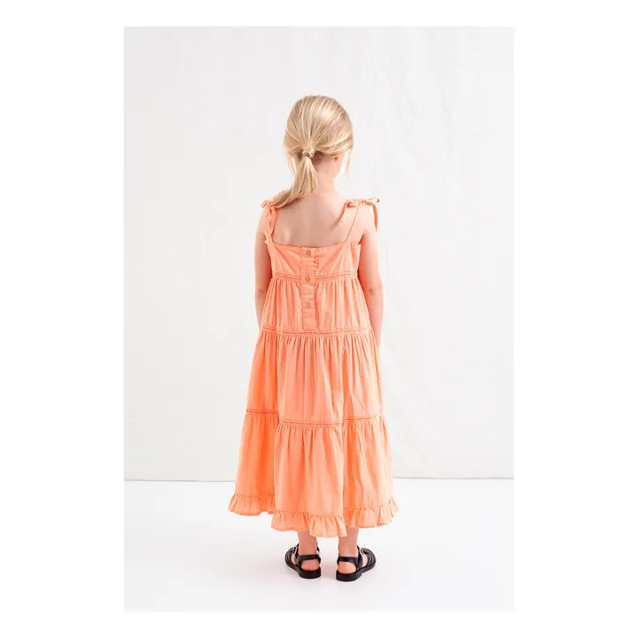 Vestido de encaje | Coral- Imagen del producto n°1